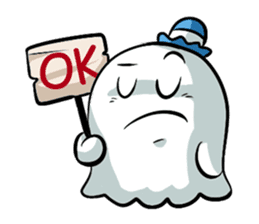 Ghossi (The small ghost) sticker #8187162