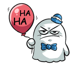 Ghossi (The small ghost) sticker #8187164