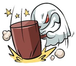 Ghossi (The small ghost) sticker #8187166