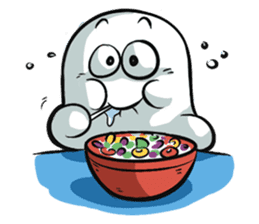 Ghossi (The small ghost) sticker #8187167