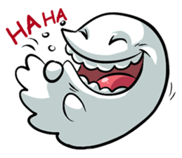 Ghossi (The small ghost) sticker #8187169