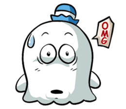 Ghossi (The small ghost) sticker #8187172