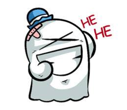 Ghossi (The small ghost) sticker #8187178