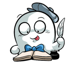 Ghossi (The small ghost) sticker #8187183