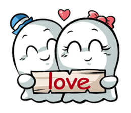 Ghossi (The small ghost) sticker #8187186
