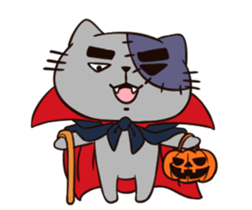 Halloween of the zombie cat sticker #8187974