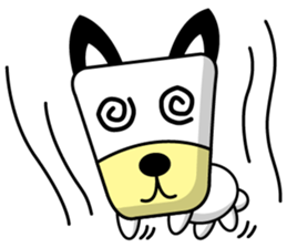 Trapezoidal Dog ( English ) sticker #8188191