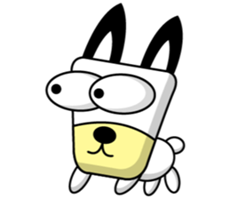 Trapezoidal Dog ( English ) sticker #8188195