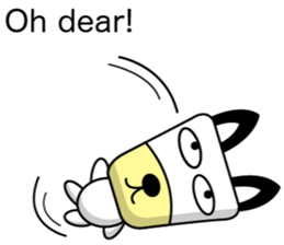 Trapezoidal Dog ( English ) sticker #8188196