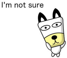 Trapezoidal Dog ( English ) sticker #8188197