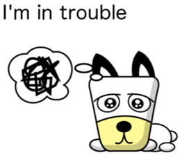 Trapezoidal Dog ( English ) sticker #8188201