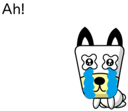 Trapezoidal Dog ( English ) sticker #8188206