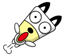 Trapezoidal Dog ( English ) sticker #8188207