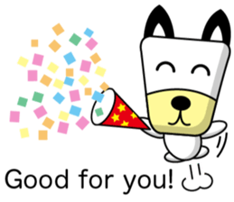 Trapezoidal Dog ( English ) sticker #8188210