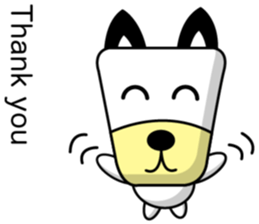 Trapezoidal Dog ( English ) sticker #8188211