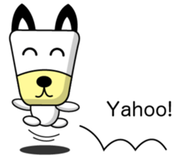 Trapezoidal Dog ( English ) sticker #8188213