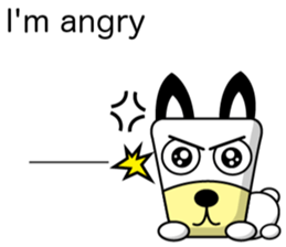 Trapezoidal Dog ( English ) sticker #8188214