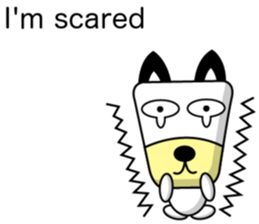 Trapezoidal Dog ( English ) sticker #8188220