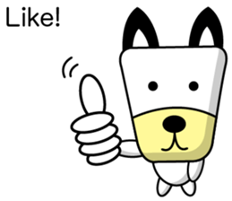 Trapezoidal Dog ( English ) sticker #8188227