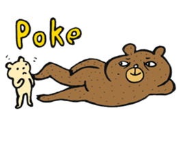 Abe chan the bear part 2 sticker #8188350