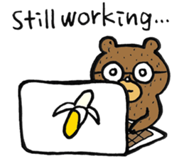 Abe chan the bear part 2 sticker #8188353