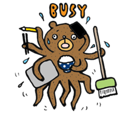 Abe chan the bear part 2 sticker #8188355