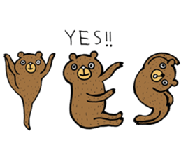 Abe chan the bear part 2 sticker #8188366