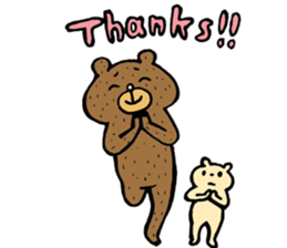 Abe chan the bear part 2 sticker #8188368