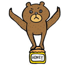 Abe chan the bear part 2 sticker #8188370