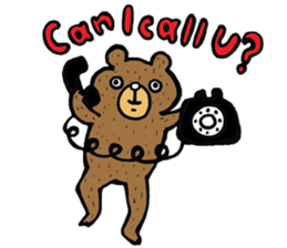 Abe chan the bear part 2 sticker #8188372