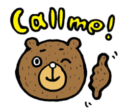 Abe chan the bear part 2 sticker #8188373