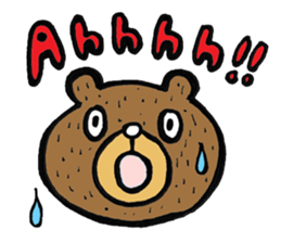 Abe chan the bear part 2 sticker #8188378