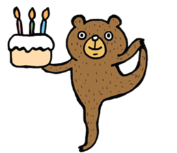 Abe chan the bear part 2 sticker #8188381