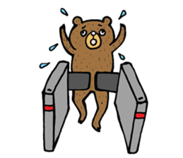 Abe chan the bear part 2 sticker #8188382