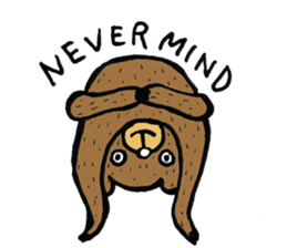 Abe chan the bear part 2 sticker #8188383