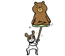 Abe chan the bear part 2 sticker #8188387