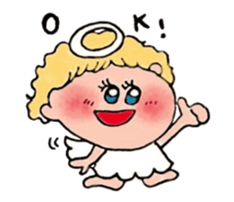 The girl that angel is pretty sticker #8188591