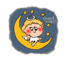 The girl that angel is pretty sticker #8188593