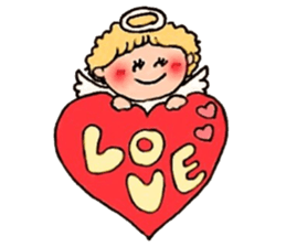 The girl that angel is pretty sticker #8188598