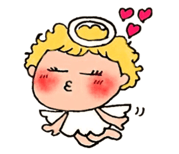 The girl that angel is pretty sticker #8188601