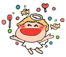 The girl that angel is pretty sticker #8188613