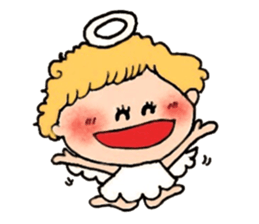 The girl that angel is pretty sticker #8188617