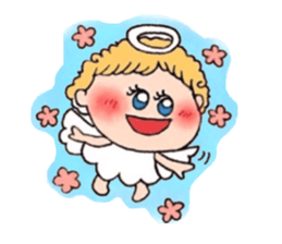 The girl that angel is pretty sticker #8188618