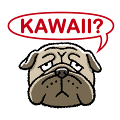 Kawaii ugly PUGTARO