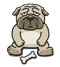 Kawaii ugly PUGTARO sticker #8189429