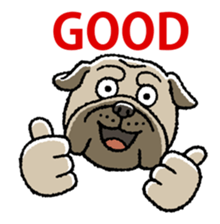 Kawaii ugly PUGTARO sticker #8189433