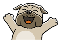Kawaii ugly PUGTARO sticker #8189445