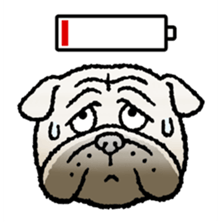 Kawaii ugly PUGTARO sticker #8189455