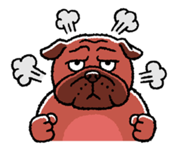 Kawaii ugly PUGTARO sticker #8189464