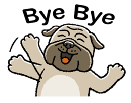 Kawaii ugly PUGTARO sticker #8189466